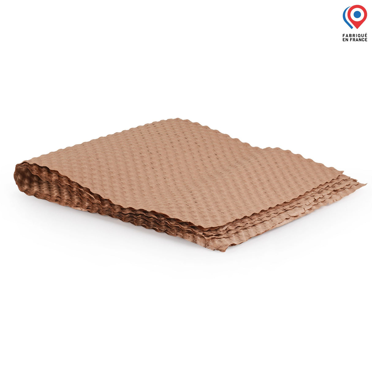 Lot de 50 Feuilles de Papier Bulle Kraft Biodégradable (0,5m x 1m - BioBul)