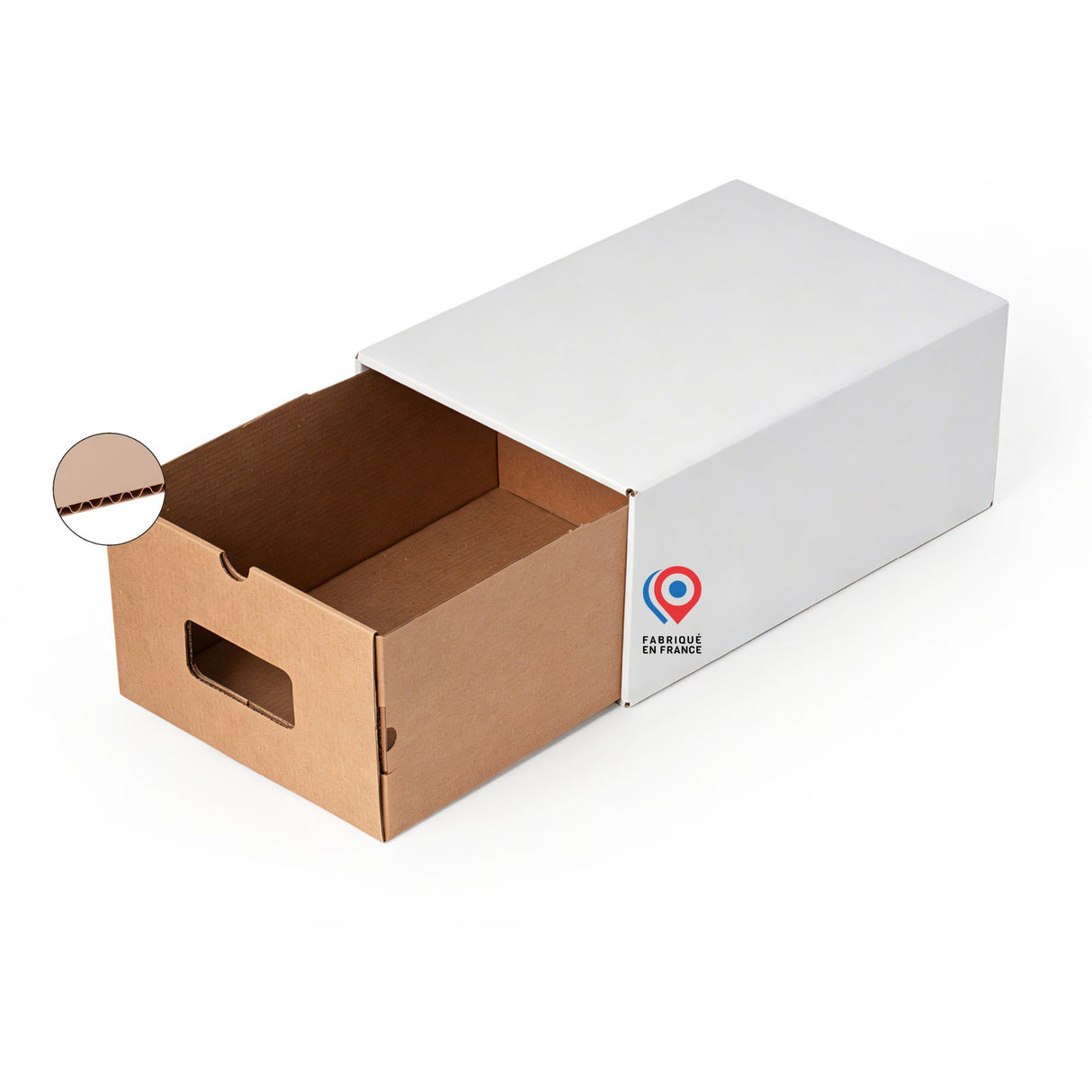Boîte de rangement bicolore 32×22×14 cm – 9L - multi-usage
