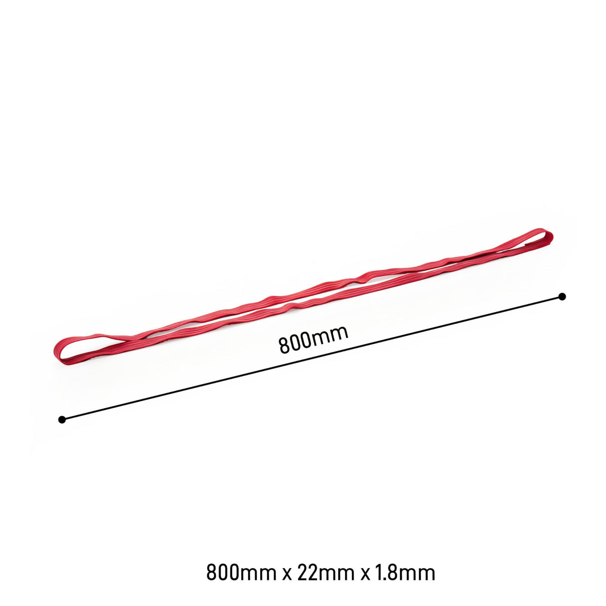 Bracelet caoutchouc taille L 80 cm, lot de 5