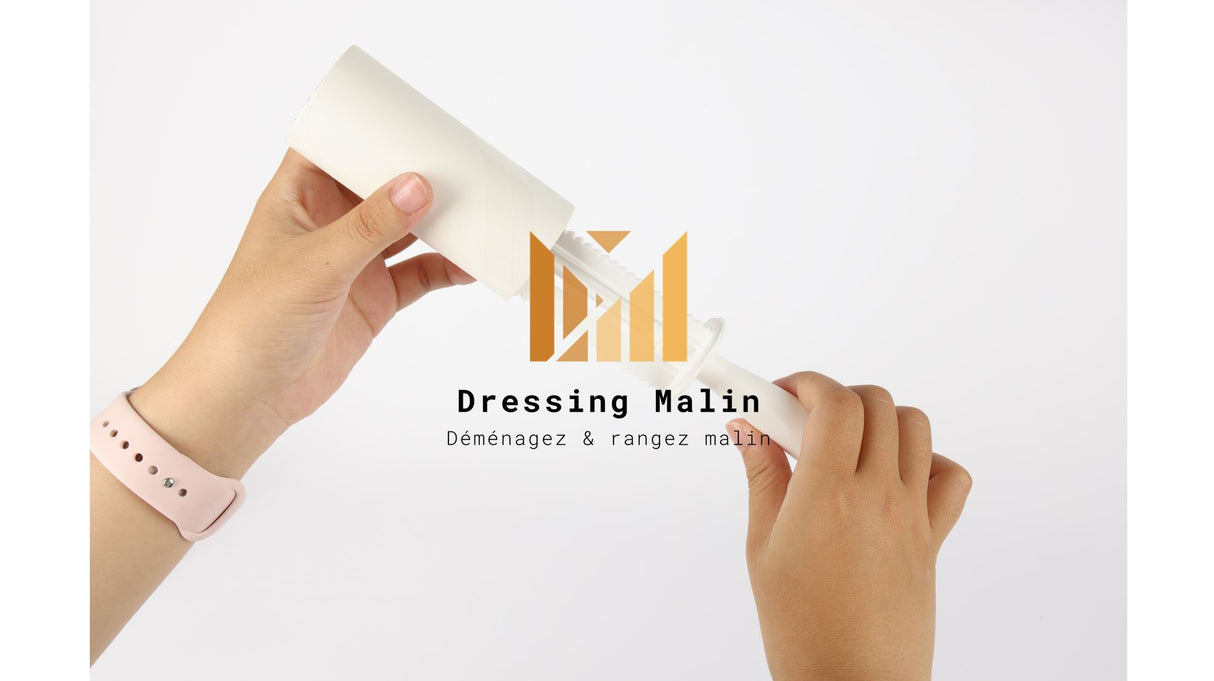 Brosse adhésive avec poignée et 6 rouleaux – 360 feuilles pour enlever poils, peluches ou poussières.