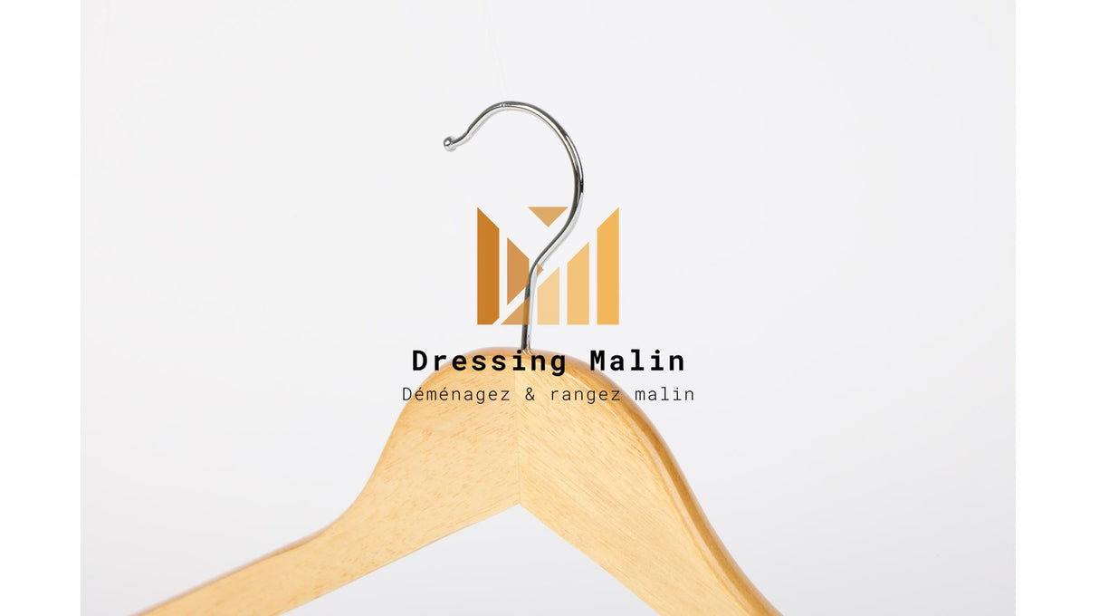 Lot de 10 cintres en bois 45 cm avec crochet pivotant – robustes pour vestes, chemises et manteaux