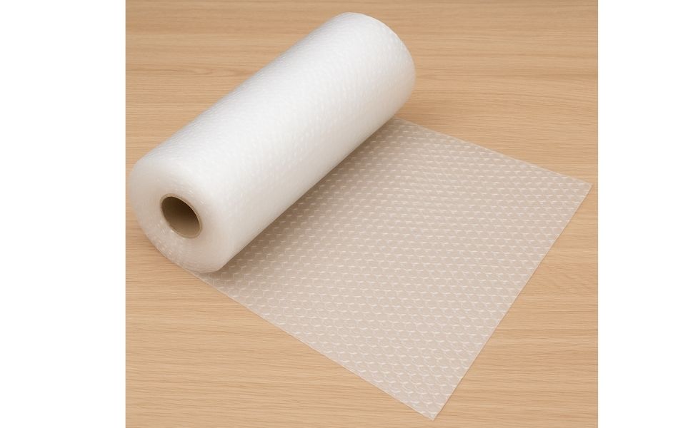 Film bulle 0,5×10 m – parfait pour emballer et protéger petits objets lors d’un déménagement ou transport.