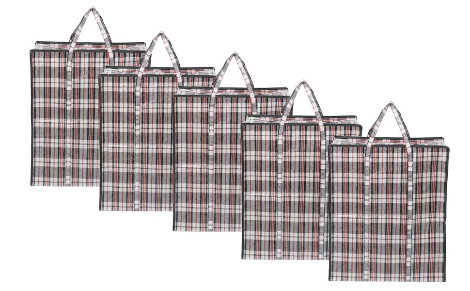 5 grands sacs de rangement 107 litres pour vêtements, linge, jouets et déménagement