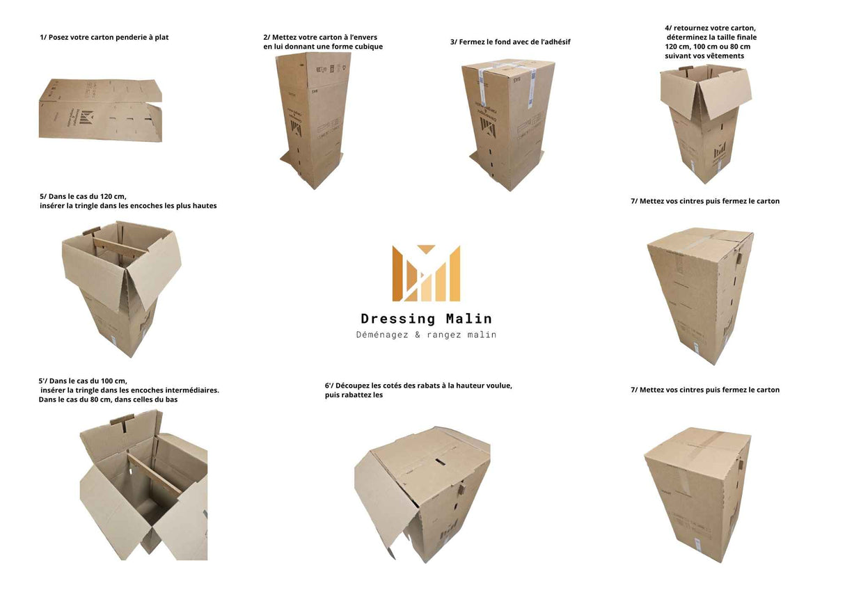 Notice de montage de la penderie modulable