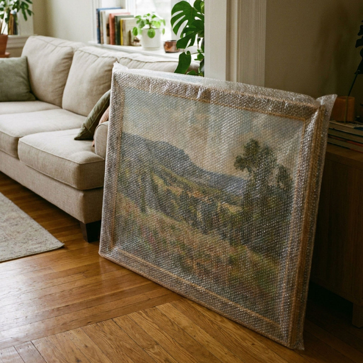 Pochette bulle pour cadre et tableau taille 100 cm x 120 cm