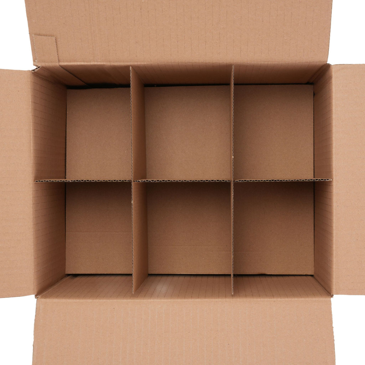 Carton verres 34x26x32 cm – 28 L avec 12 emplacements