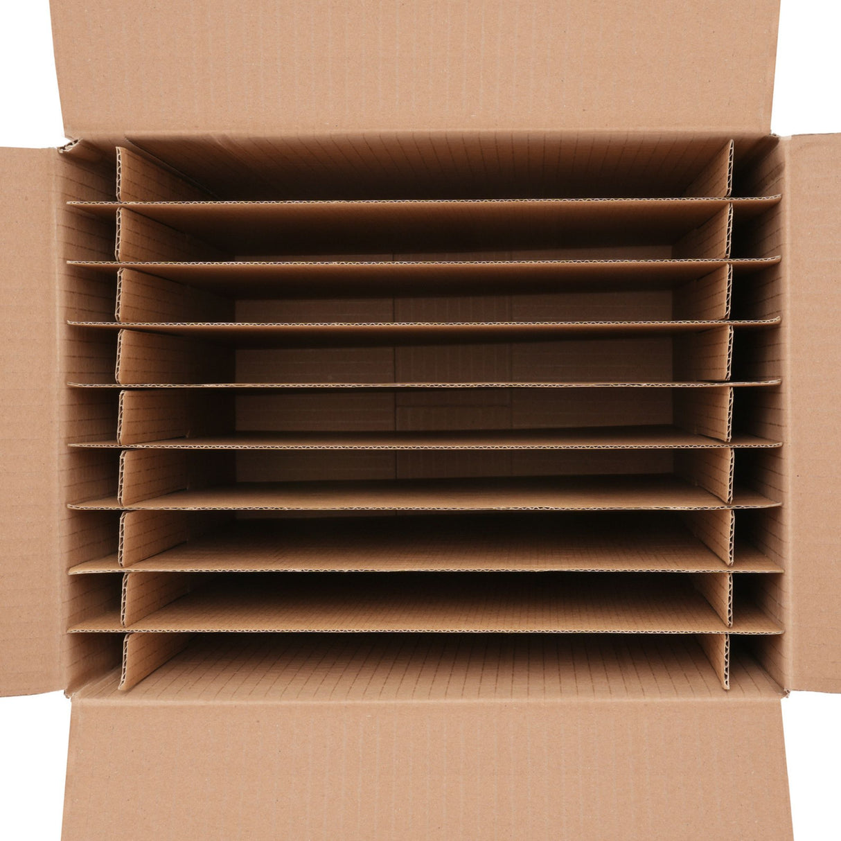 Carton vaisselle 34x26x32 cm – 28 L avec séparateur 9 assiettes