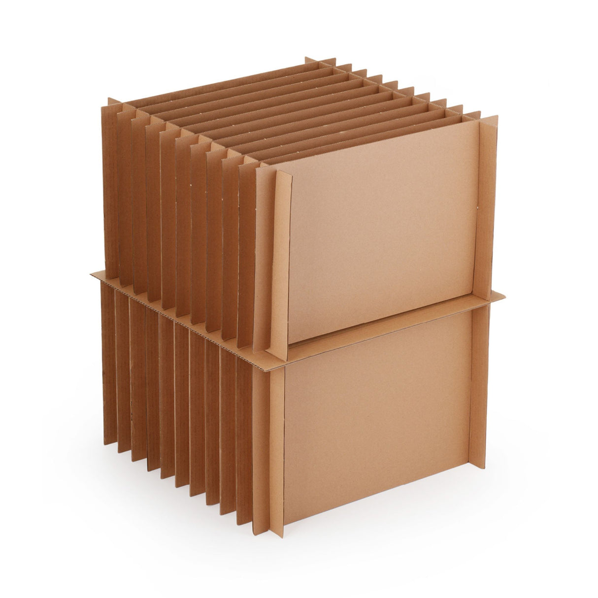 Séparateur pour 24 assiettes pour carton grand volume double cannelure 45x45x56.5 cm - 114L