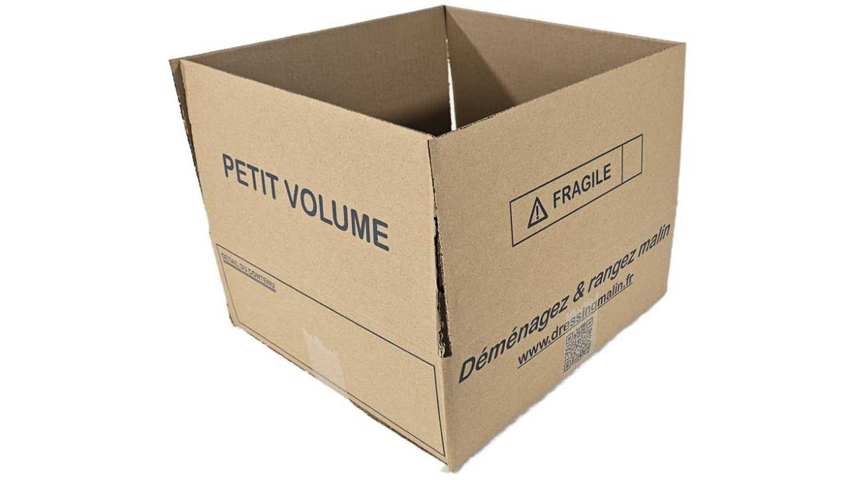 Carton cuisine 9L pour verres, tasses, couverts et petits objets fragiles