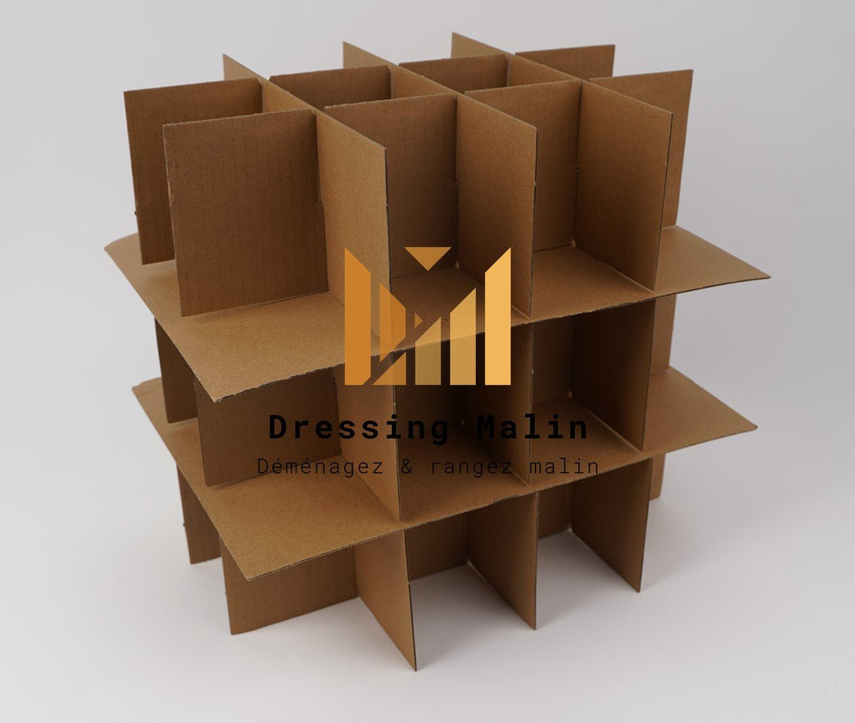 Carton verres avec séparateur jusqu'à 36 verres de cuisine