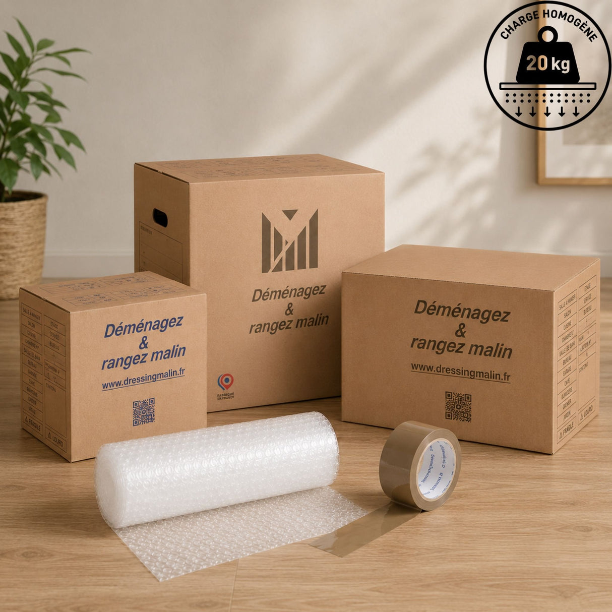 Kit Déménagement T2 – 32 pièces - Economique & complet