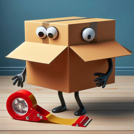 Bien scotcher son carton de déménagement — Guide méthode en H et en croix