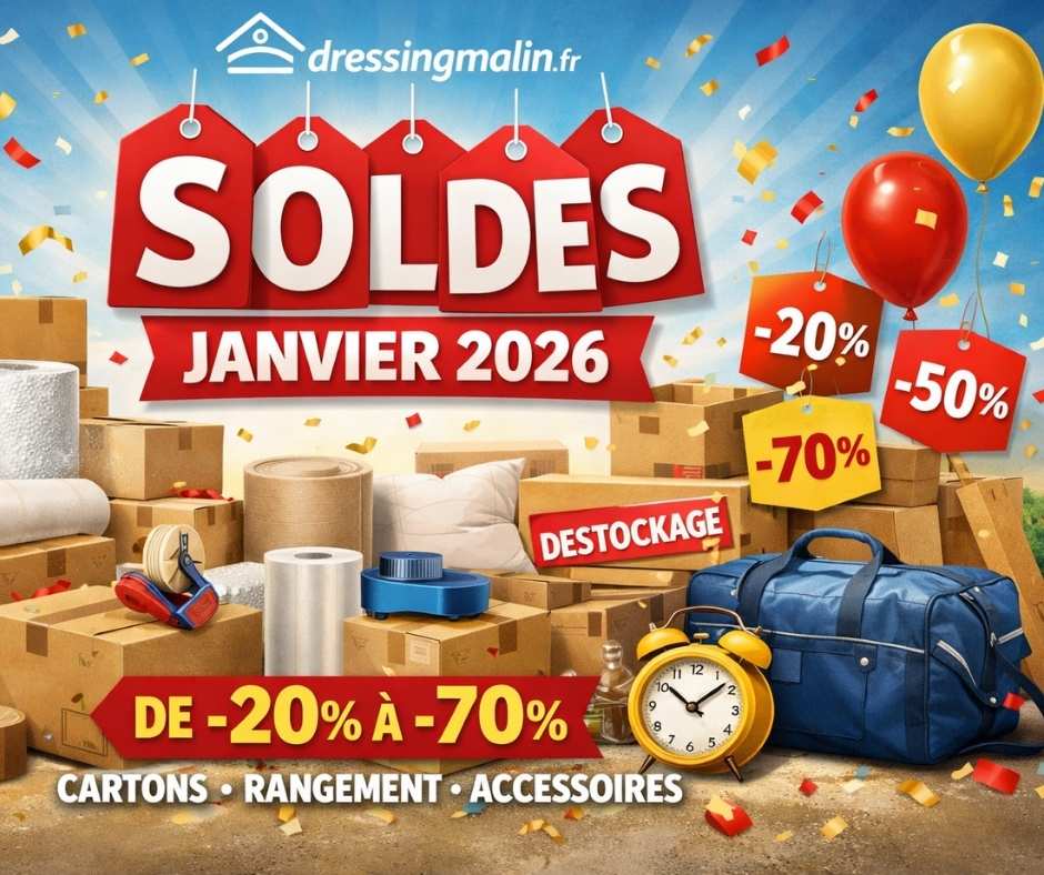 Solde janvier 2026 accessoires déménagement