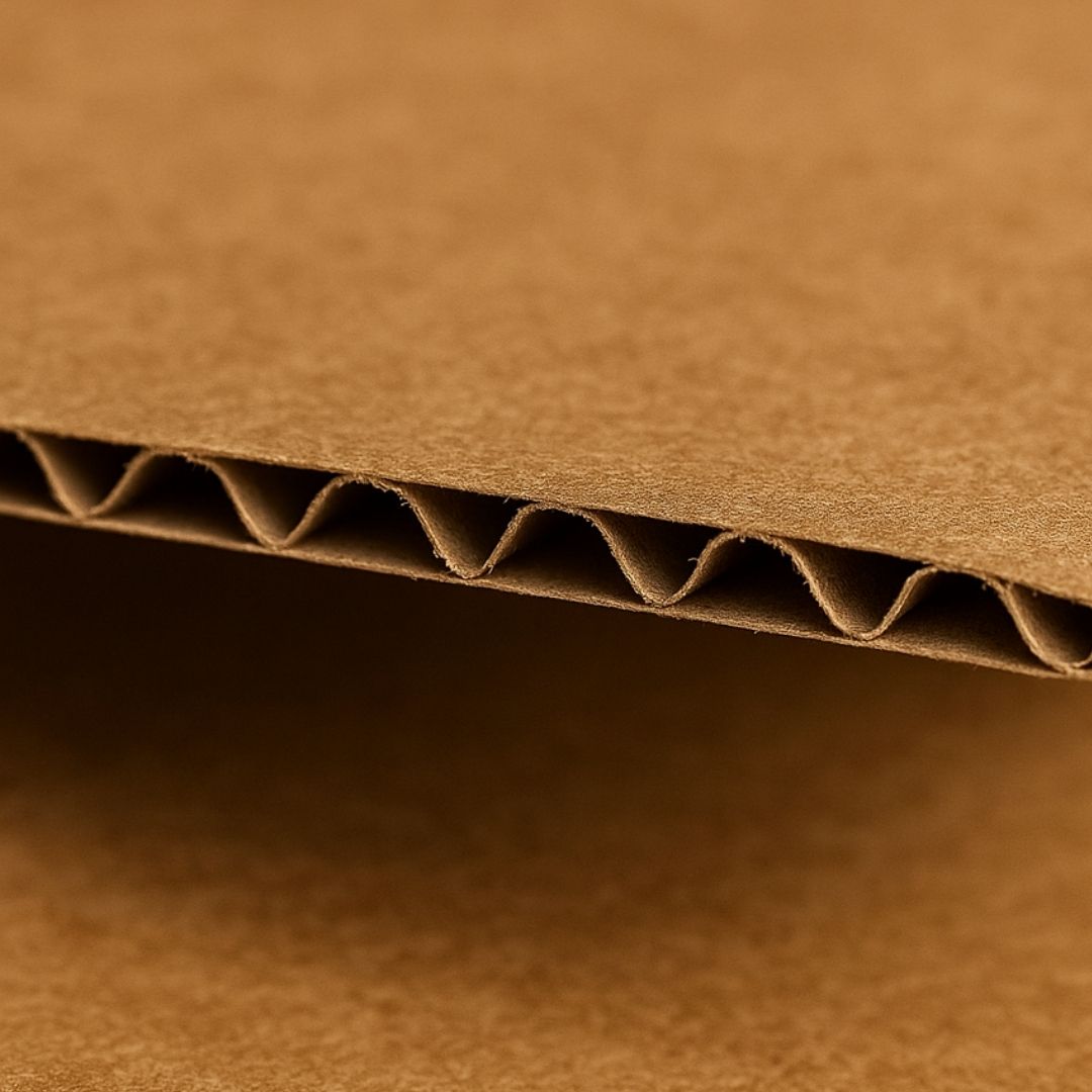 Carton simple cannelure