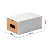 Boîte de rangement bicolore 32×22×14 cm – 9L - multi-usage