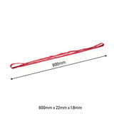 Bracelet caoutchouc taille L 80 cm, lot de 5
