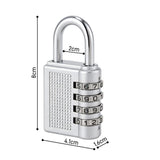 Cadenas à code 4 chiffres en acier