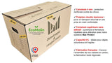 Carton 50×30×30 cm – 41L avec poignées et fermeture sans scotch. Robuste, pratique et recyclable.