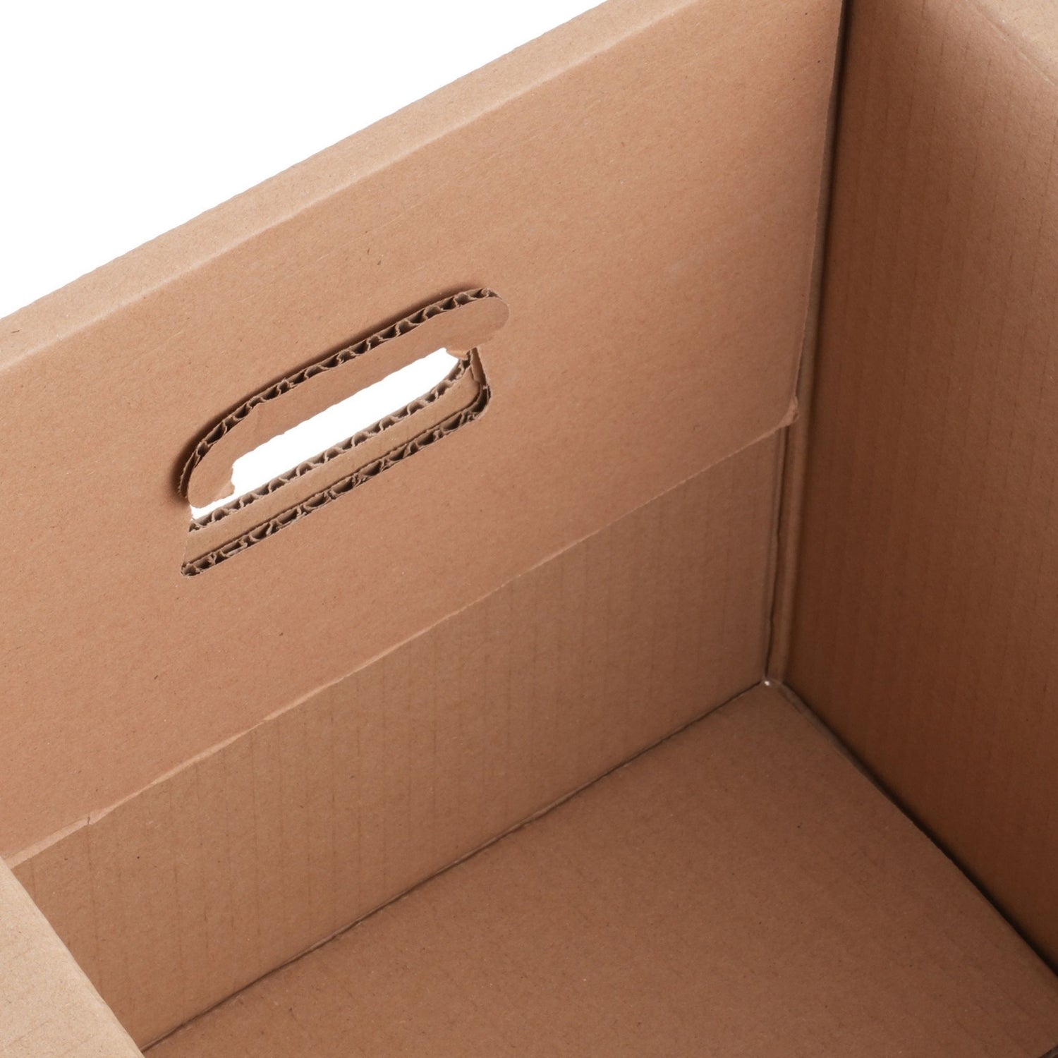 Lot de 10 cartons 50x30x30 cm – 41 l + Poignées + Adhésif offert