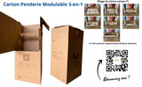 Carton penderie modulable 