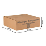 Carton polyvalent 31x30x10 cm – 9 L