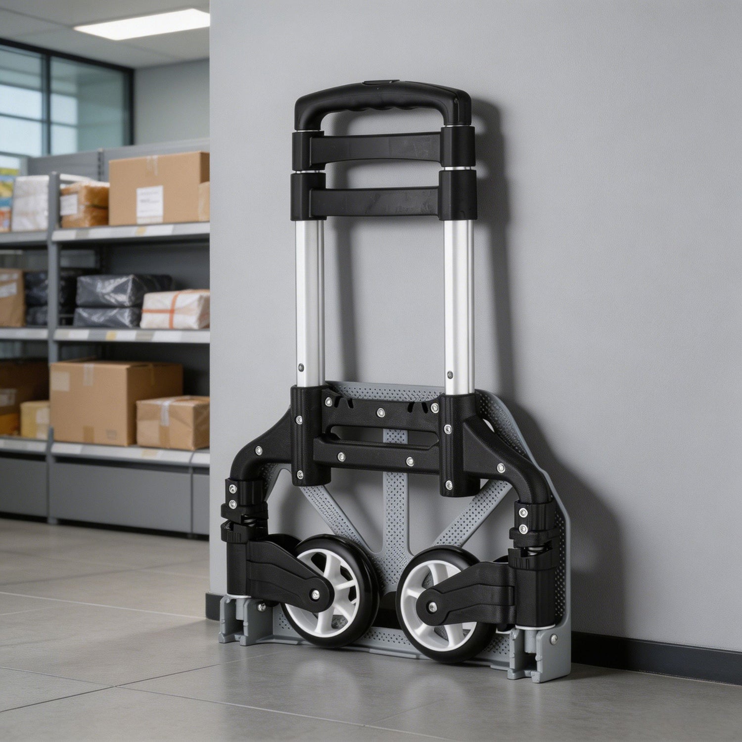 Chariot de transport pliant aluminium 75 kg