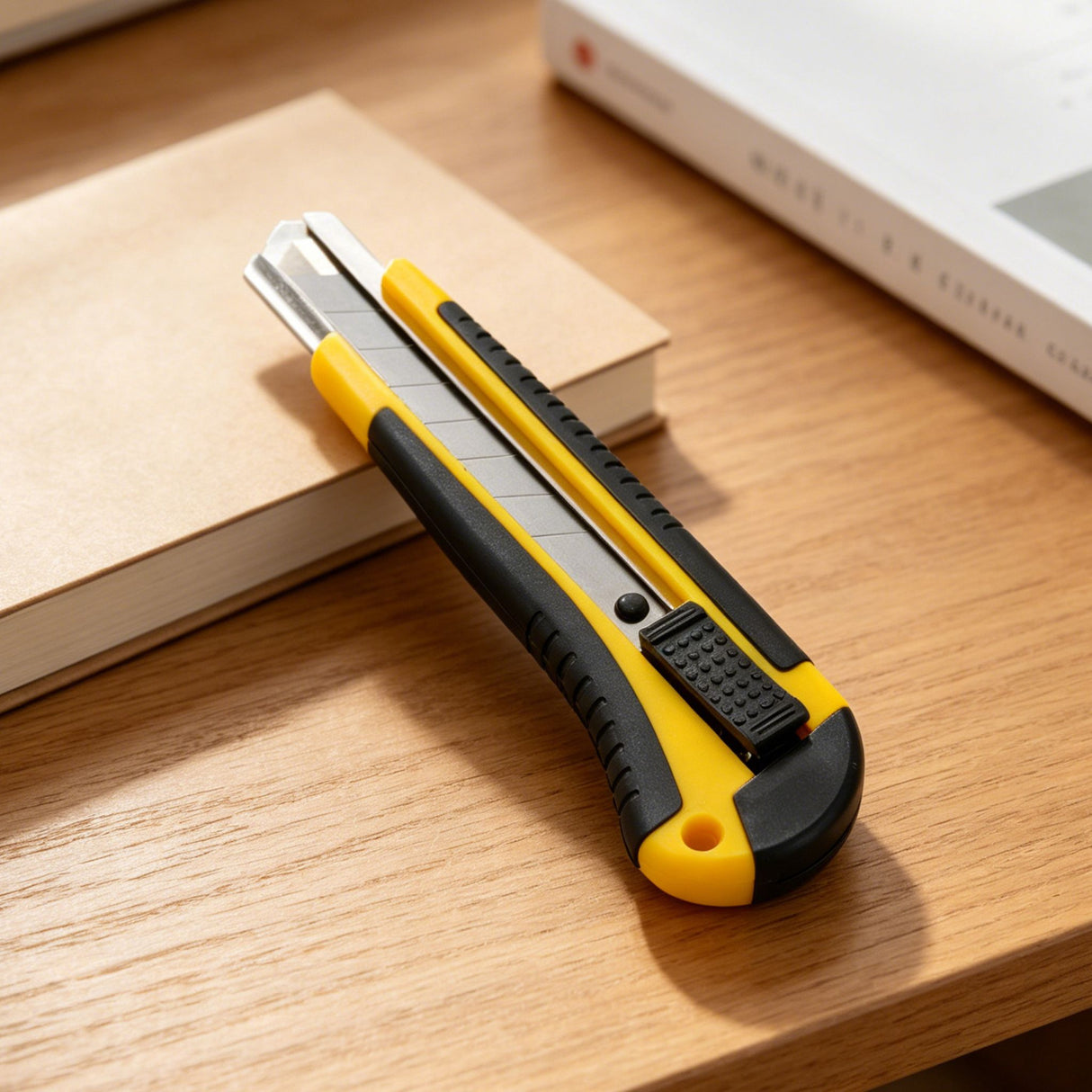Cutter rétractable lame 18 mm -  manche ergonomique antidérapant