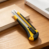 Cutter rétractable lame 18 mm -  manche ergonomique antidérapant