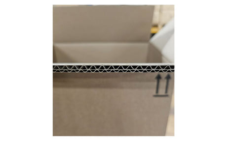 Photo de la double cannelure carton52 l