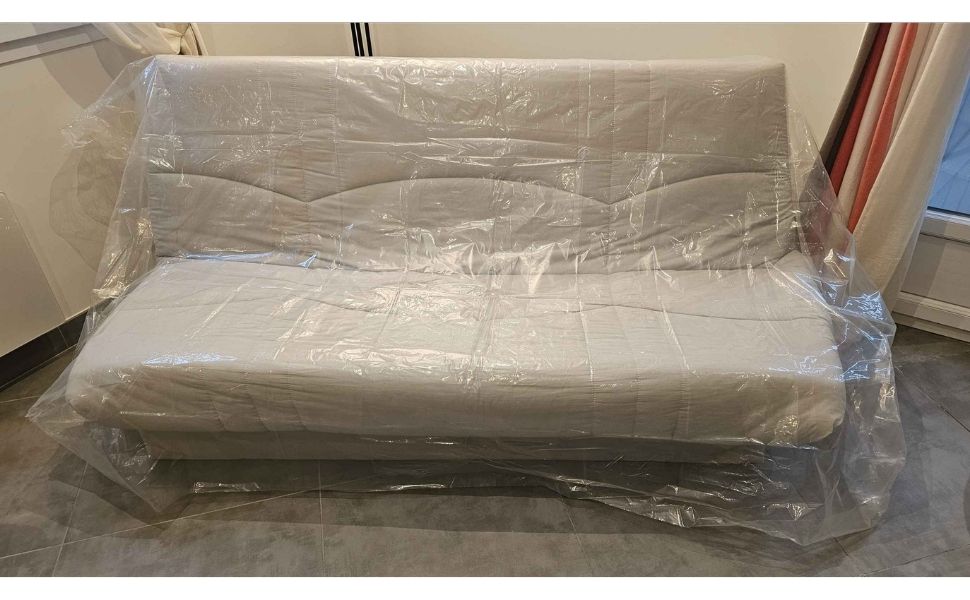 Housse 180×235×30 cm pour protéger matelas double ou meubles durant un déménagement ou stockage.