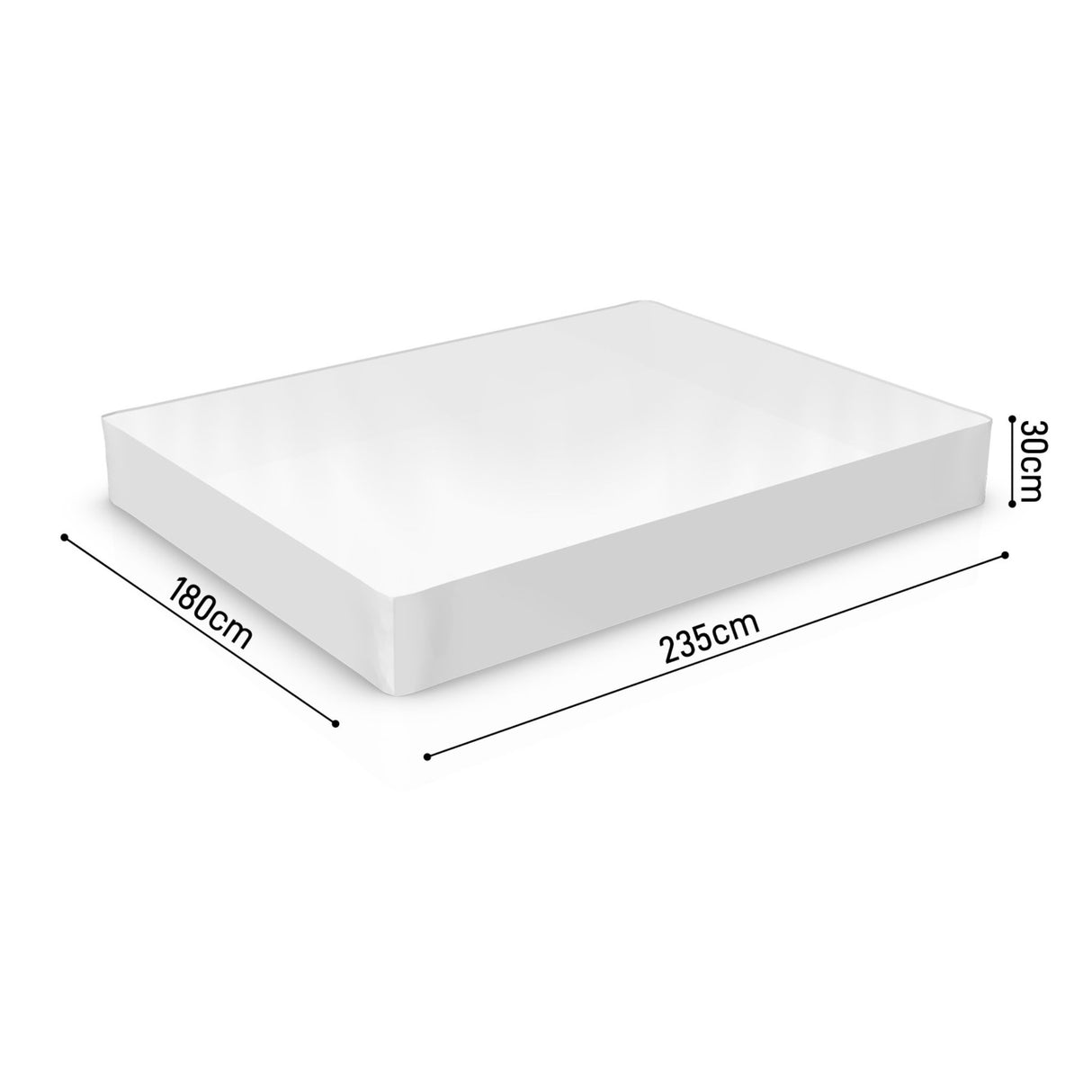 Housse de protection 180 cm x 235 cm x 30 cm