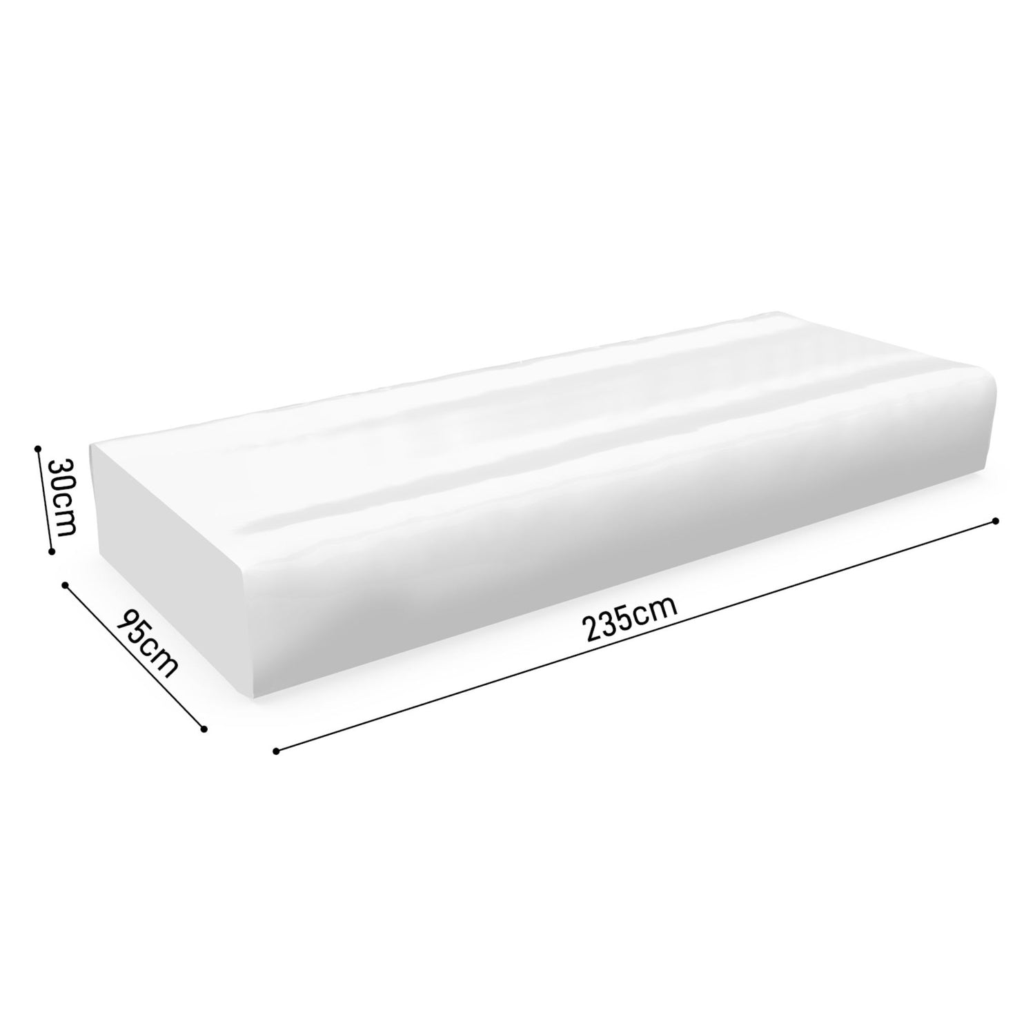 Housse de protection 95 x 235 x 30