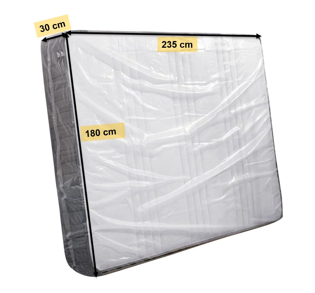 Housse matelas intégrale 2 personnes – protection complète contre poussière, taches et humidité.