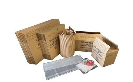 Kit déménagement complet 67 pièces pour T3 – idéal pour un déménagement simple, rapide et bien protégé.


