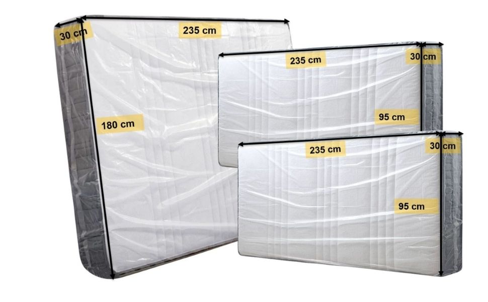 Kit protection matelas – 3 housses imperméables pour déménagement ou stockage longue durée.