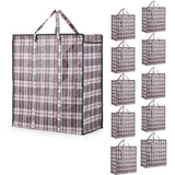 Lot de 10 grands sacs de rangement 107L