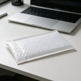 Lot de 25 enveloppes bulles blanches 12 x 18 x 3,5 cm