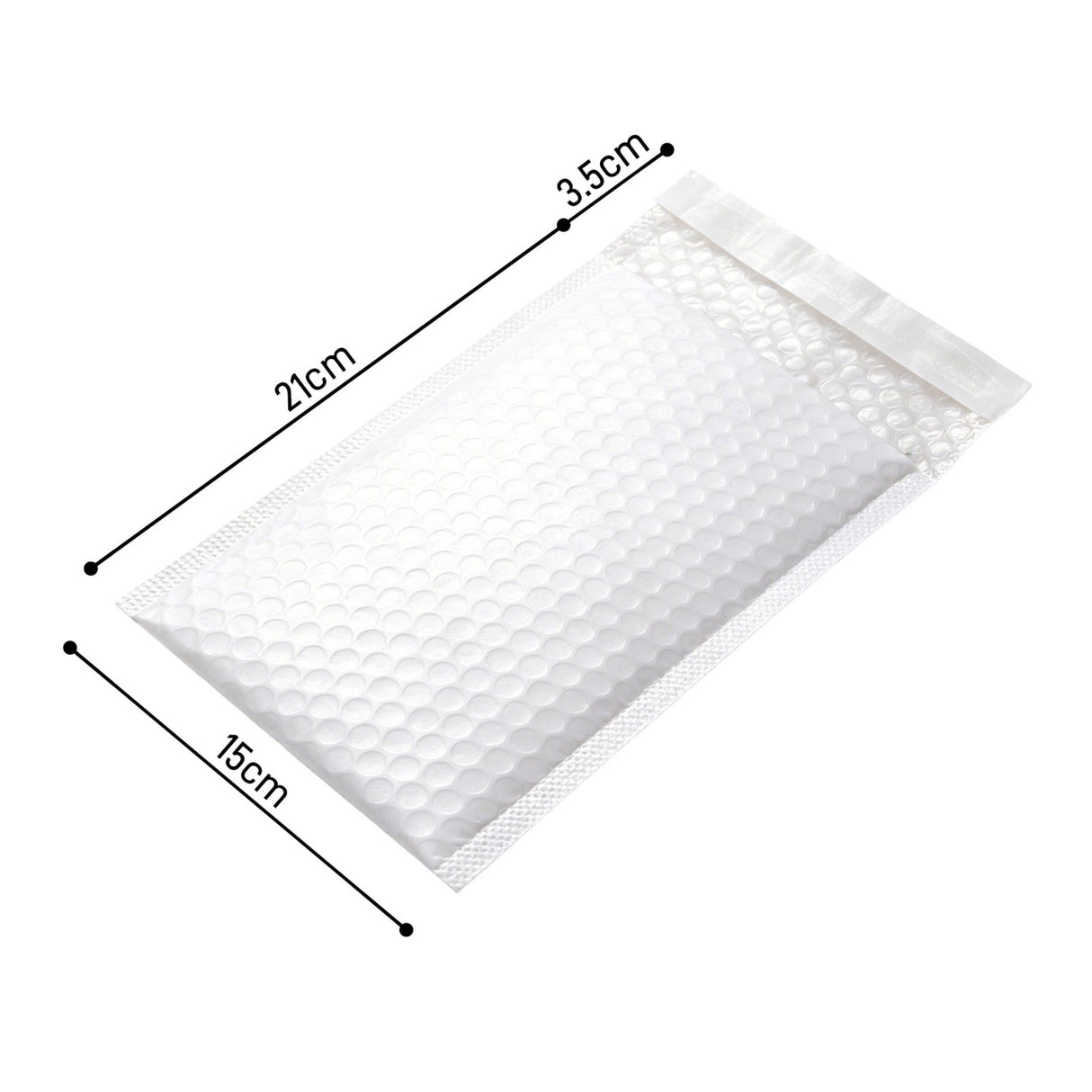 Pack 100 enveloppes bulles blanches – 4 tailles (4 × 25)