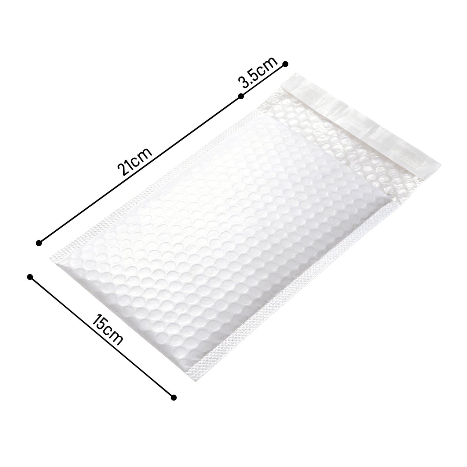 Pack 100 enveloppes bulles blanches – 4 tailles (4 × 25)