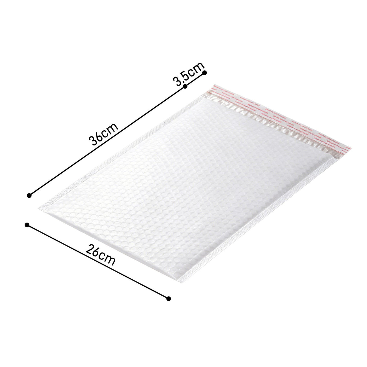 Pack 100 enveloppes bulles blanches – 4 tailles (4 × 25)