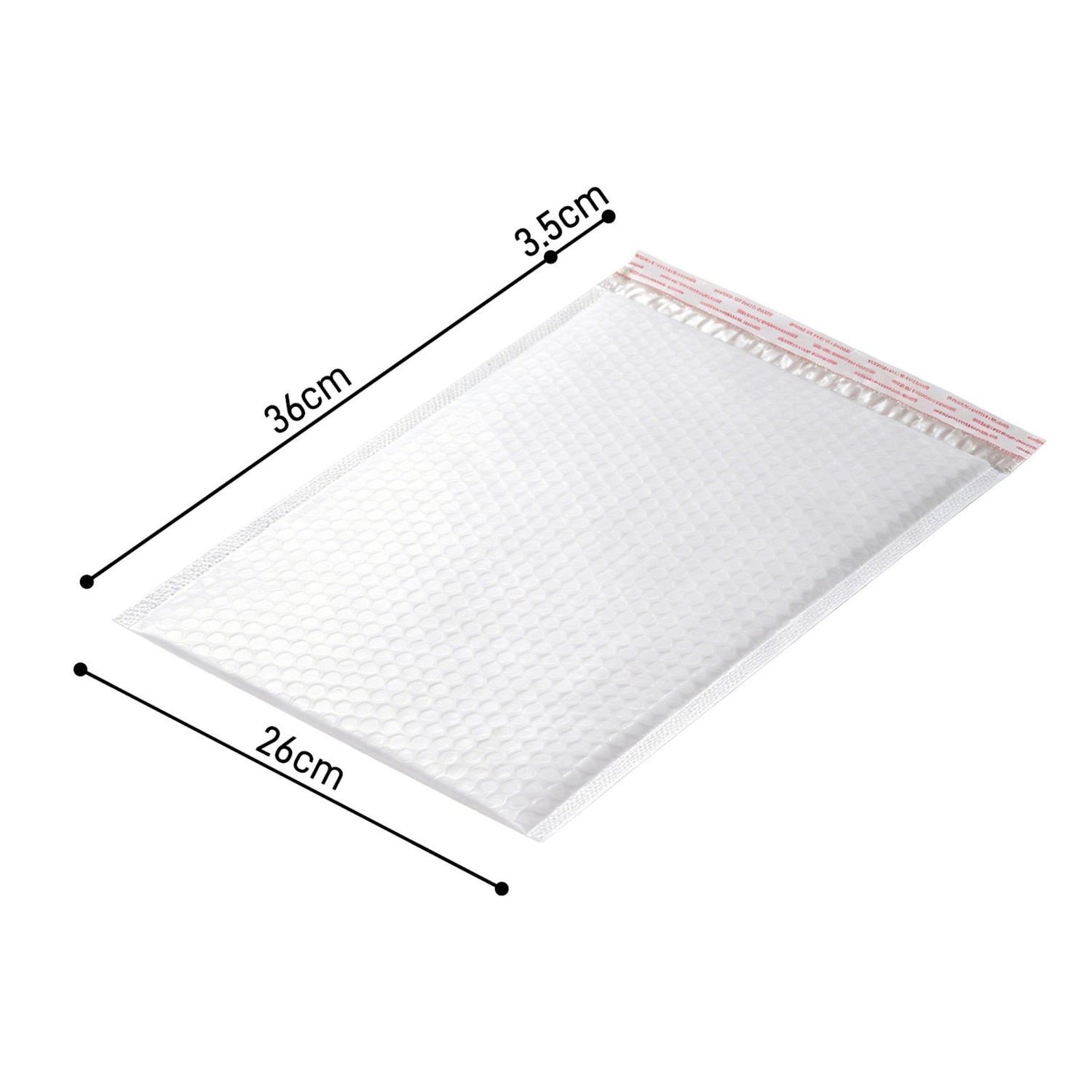 Pack 100 enveloppes bulles blanches – 4 tailles (4 × 25)