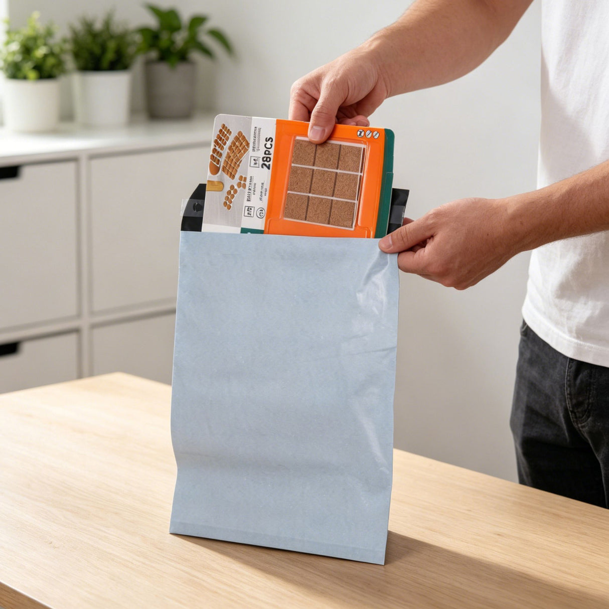 Lot de 25 enveloppes plastiques 25 × 31 cm