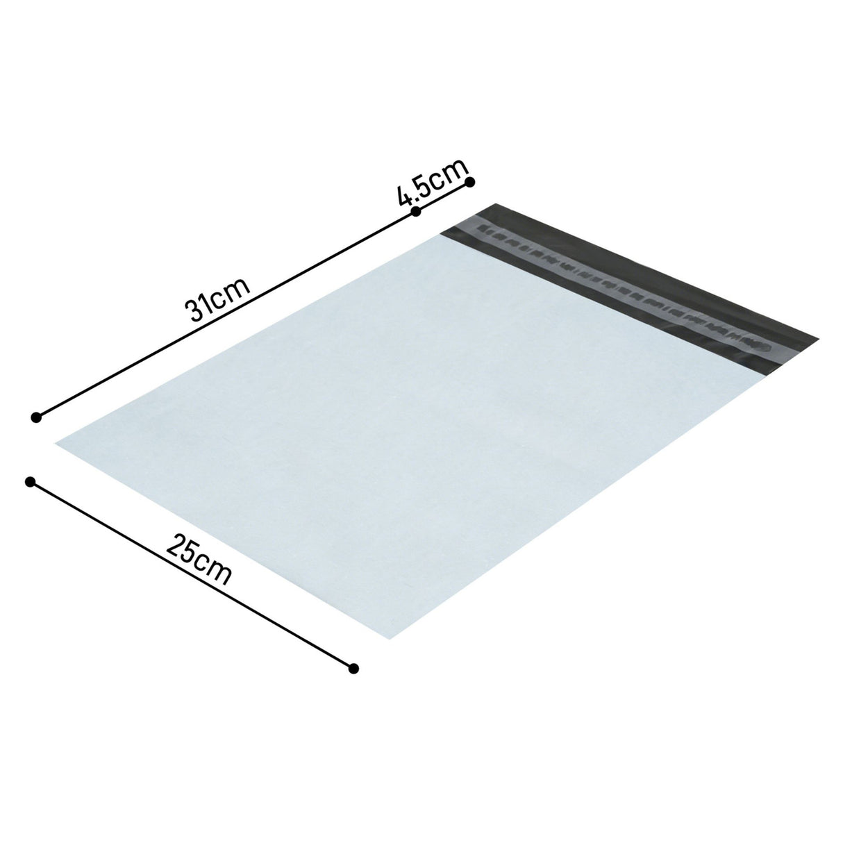 Lot de 25 enveloppes plastiques 25 × 31 cm