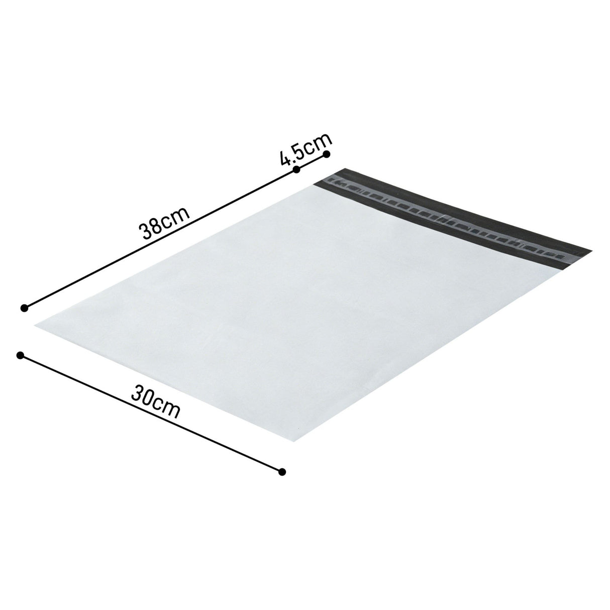 Lot de 25 enveloppes plastiques 30 × 38 cm