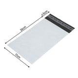 Lot de 25 enveloppes plastiques d’expédition 17 × 26 cm