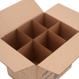 Carton verres 34x26x32 cm – 28 L avec 12 emplacements