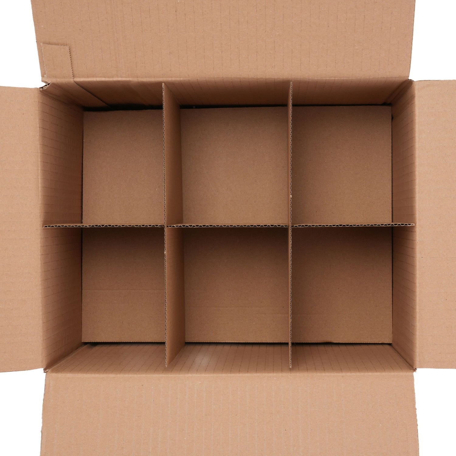 Carton verres 34x26x32 cm – 28 L avec 12 emplacements