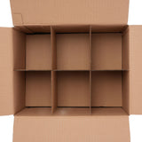 Carton verres 34x26x32 cm – 28 L avec 12 emplacements