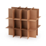 Séparateur 36 verres de cuisine pour carton livre multi-usage 34x26x32 cm – 28 L