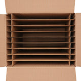 Carton vaisselle 34x26x32 cm – 28 L avec séparateur 9 assiettes